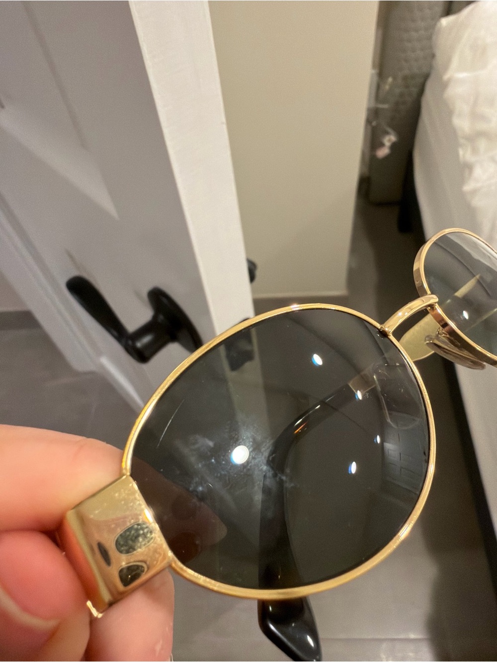 Celine Triomphe Metal Round Sunglasses with case - Picture 5 of 5